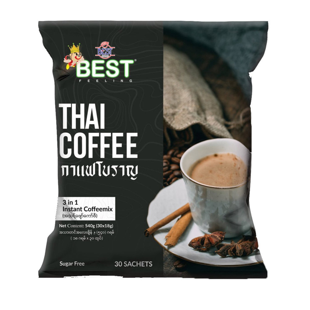 Best 3 In 1 Thai Instant Coffeemix 30PCS 540G 